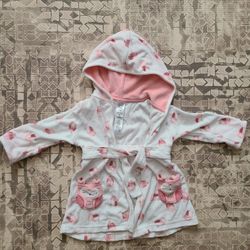 0-9M Carter's Just One You Owl Bath Robe