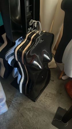 Plastic hanging mannequin female