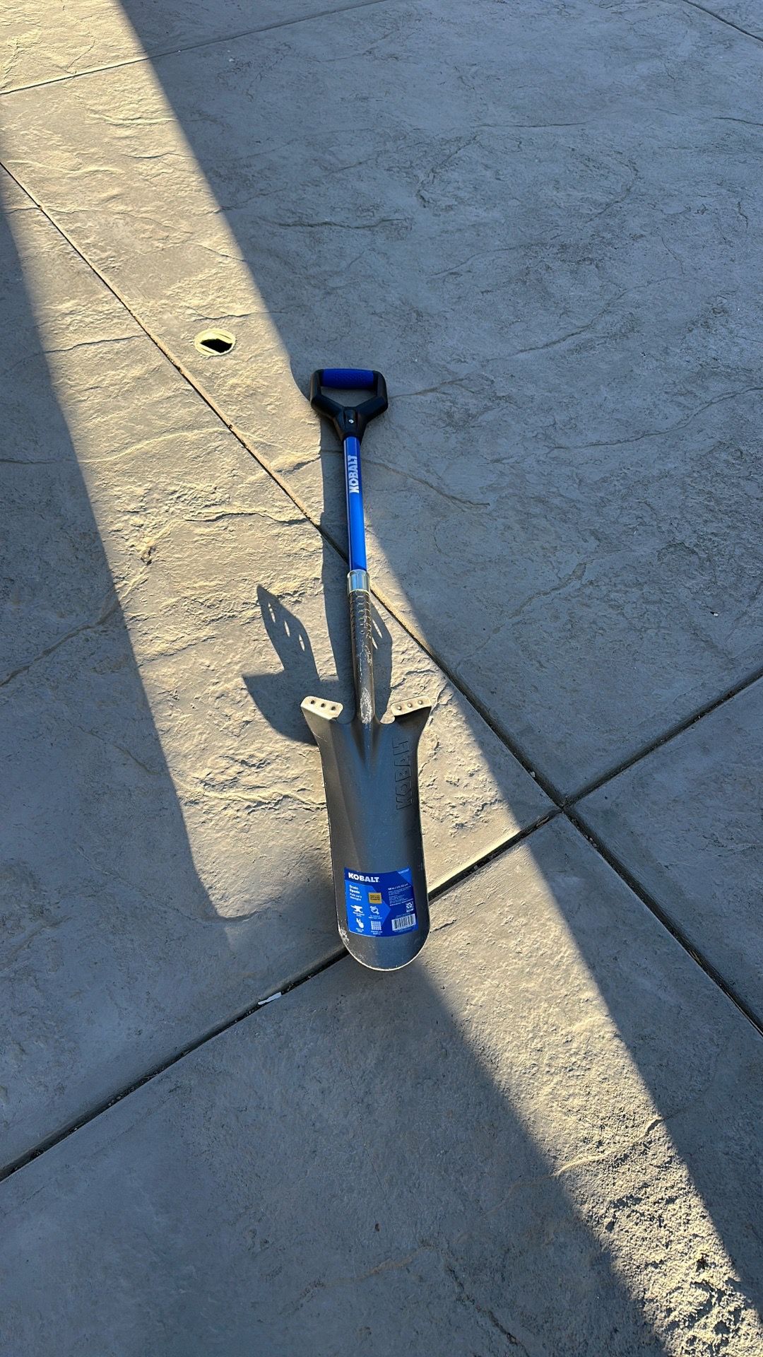 Kobalt Drain spade shovel.