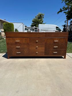 Mid-Century Modern Brown Saltman Dresser