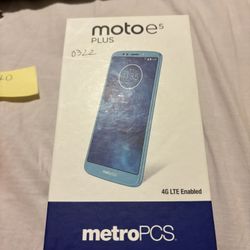 Motoe5 Plus Brand New In Box 