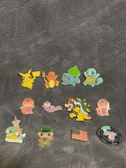 Pins For $10 Each