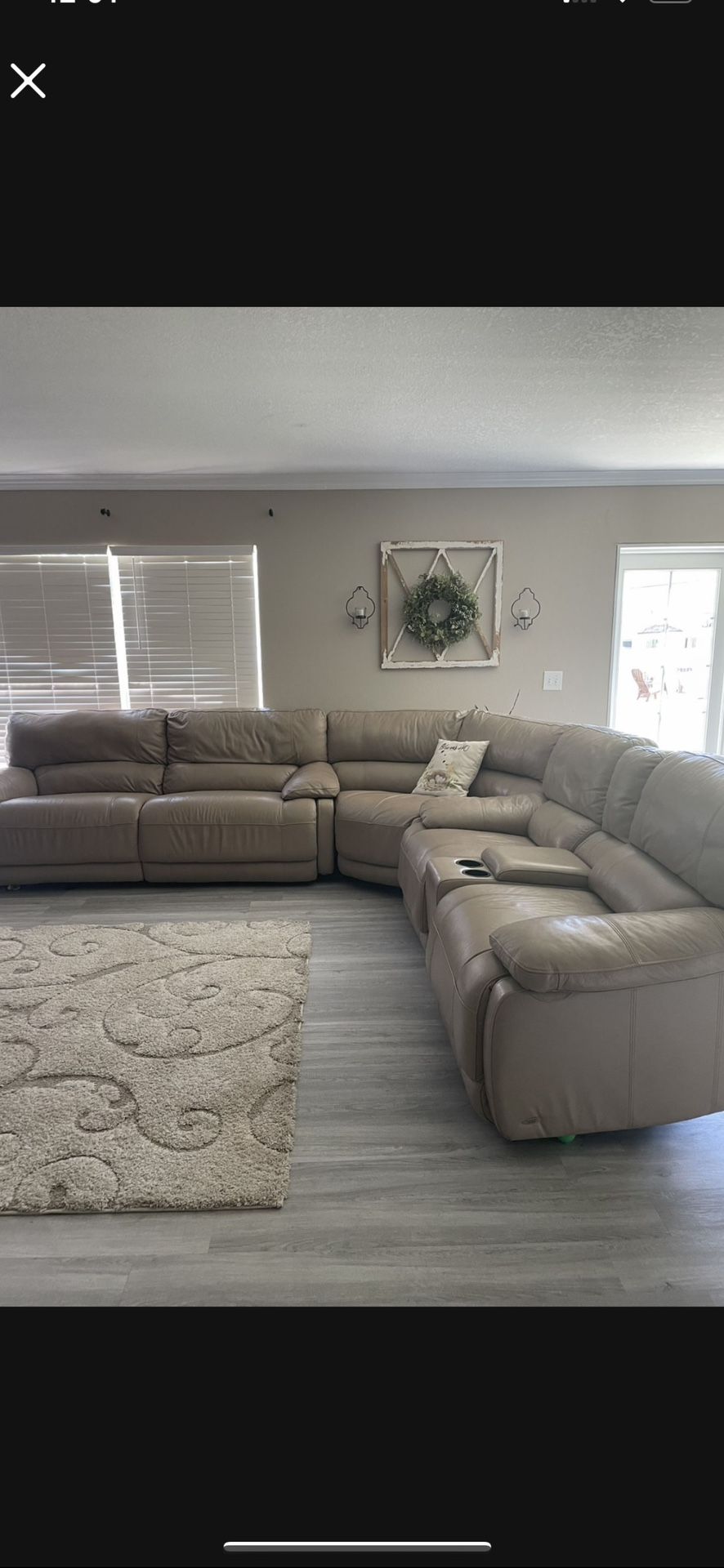 Rooms To Go Leather Sectional