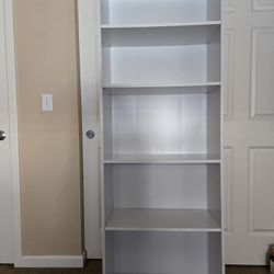 White Bookshelf