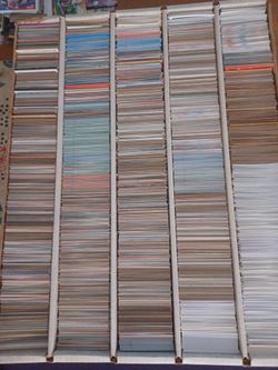 Baseball Cards.  Various years.