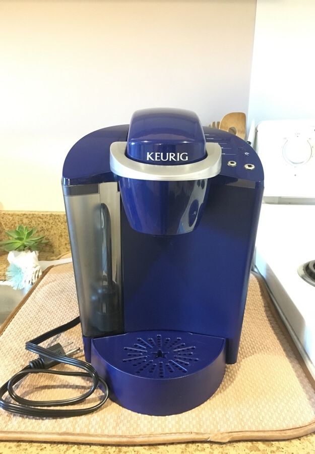 Navy Blue Keurig Coffee Machine