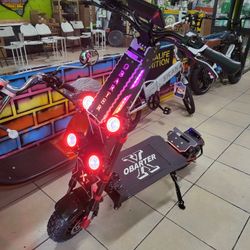 8000w Electric Scooter 2 Motor 56+ Mph