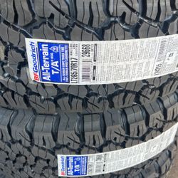 LT 265/70/17 Bfgoodrich Ko2 10ply