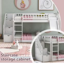 Twin Over Twins Bulk Bed/ Cama