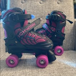 Rollerblades adjustable size 1-4, fit shoe size 1, 2, 3, 4