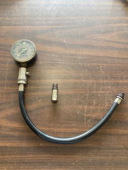 Engine Compression Tester with Hose and Adapter