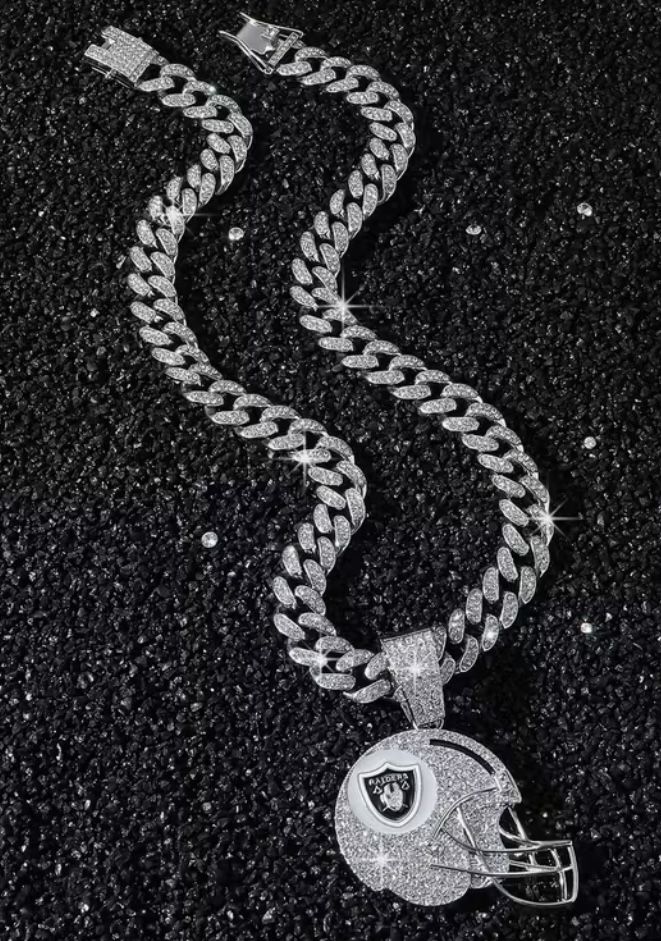 Brand New Raiders pendant and chain Sold as a set $70