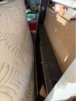 Queen bed with frame