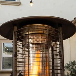 Rapid induction area heater