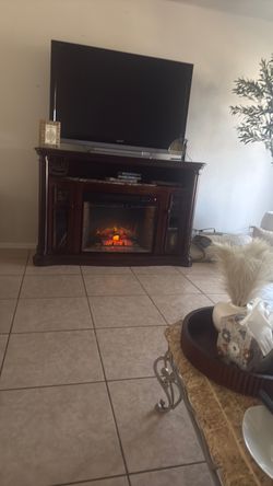 Electric Fireplace TV Stand Console