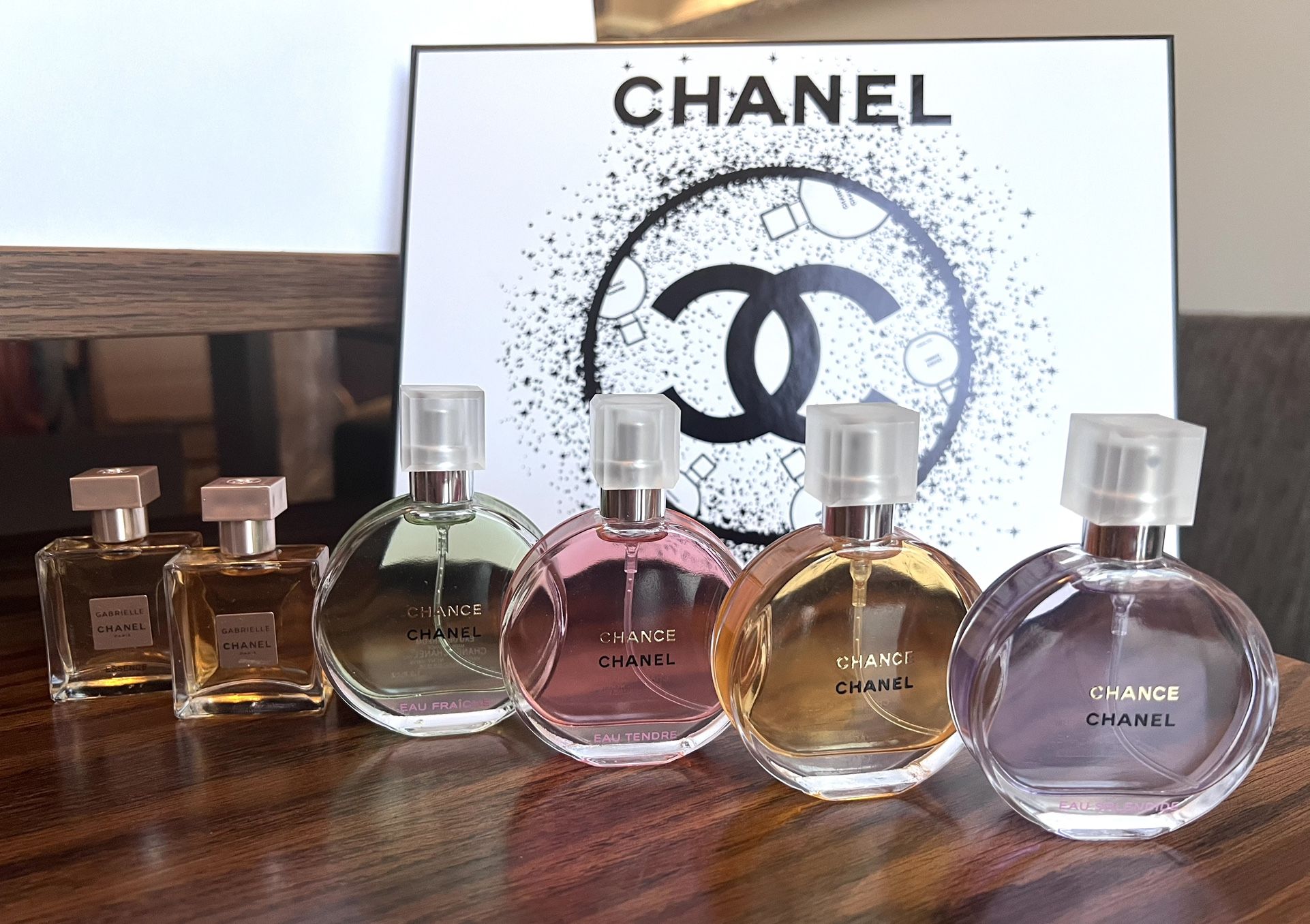 CHANEL Perfume Gift Set, Limited Edition, Sealed, Brand New, 6 bottles total