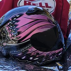 MOTORCYCLE HELMET Pink & Black by BELL