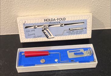 Vintage Hold A Fold Sewing Pleater