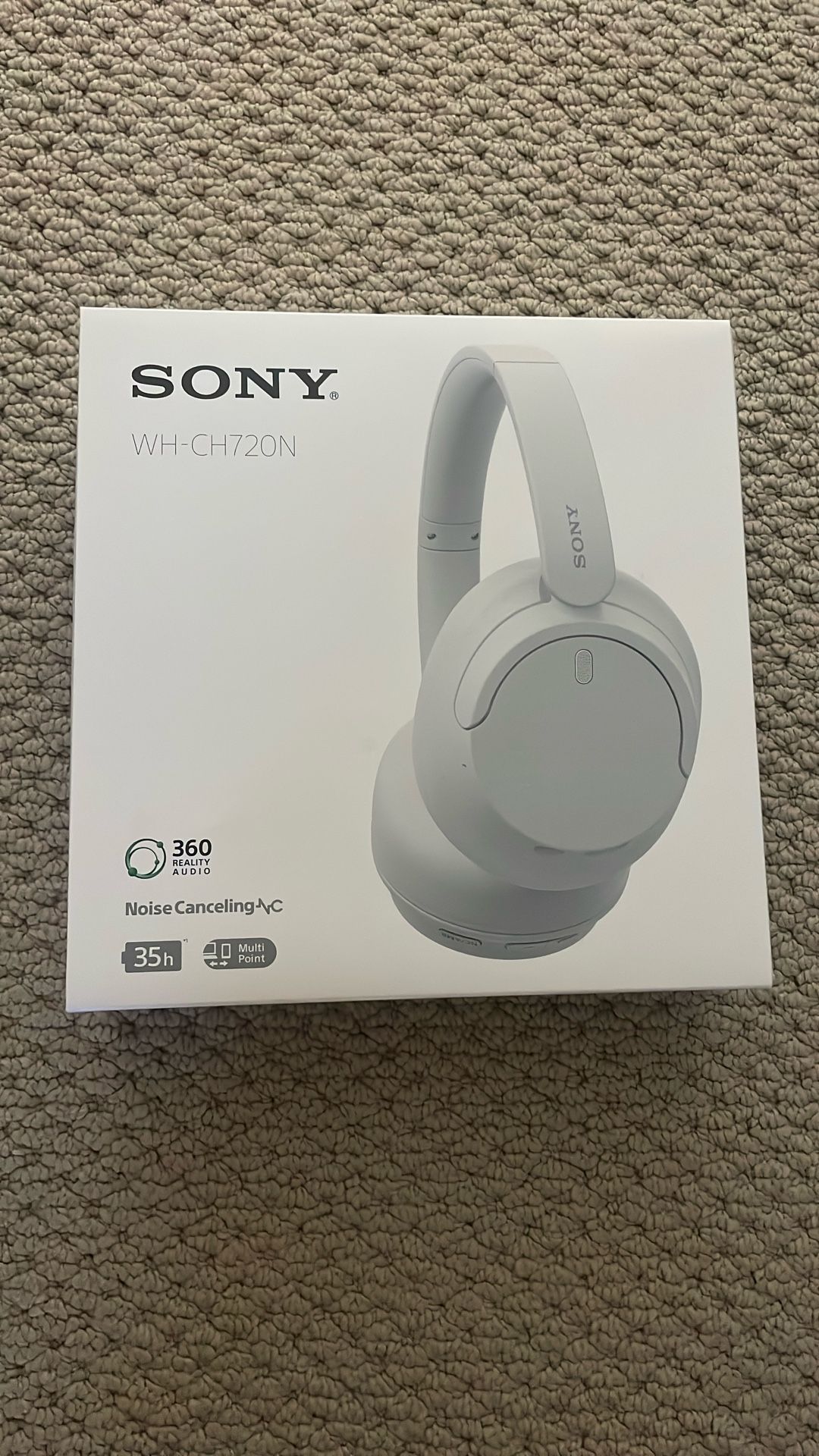 Sony WHCH720N Bluetooth Wireless Noise-Canceling Headphones