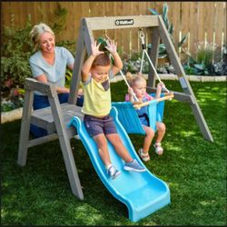 Children's Swing Set "My First Wooden Swing Set" By KidKraft