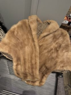 Saks Mink Shawl