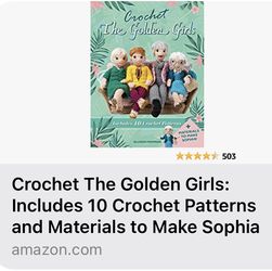 Golden Girls Crochet Kit