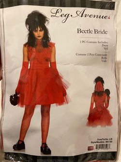 Lydia Deetz Wedding Dress Costume - Large