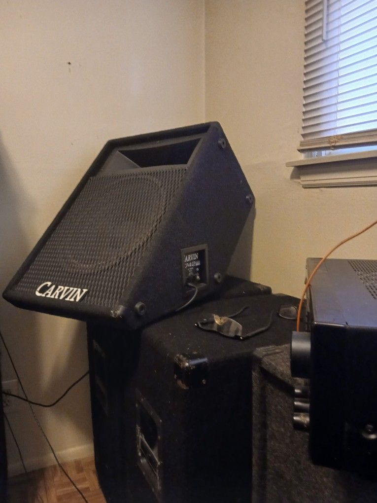 2 Carvin Monitors 15 Inch Woofers..