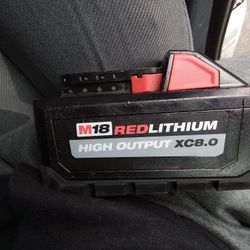 Milwaukee 18v  Lithium Battery 8.0