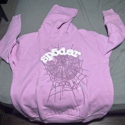 Sp5der pink hoodie