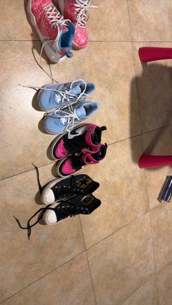Lot of 4 Used Sneakers Mixed Brands