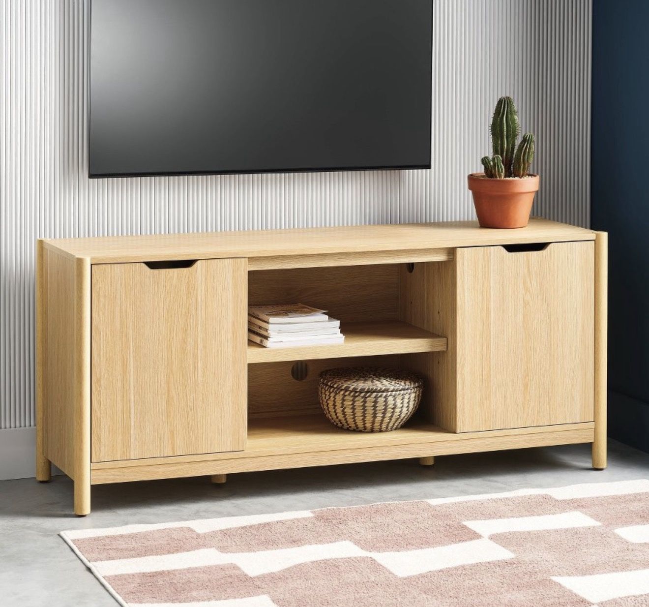 Scandi Media TV Stand For TVs Up To 59" Natural