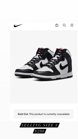 Brand New Nike Black And White High Dunks