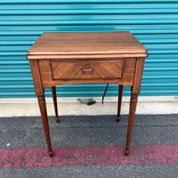 23 x 16.25 x 30.5 MCM Vintage Singer Sewing Machine Cabinet Side Table