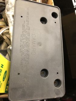 2010-2013 Camaro front license plate holder