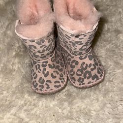 baby leopard pink ugg boots