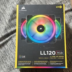 Corsair LL120 RGB FANS 3pc With Lighting Node 
