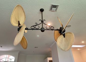 Dual Motor  54” Double  Ceiling Fan OBO
