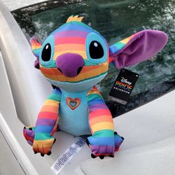 Stitch 12 1/2'' Pride Collection New With Tag