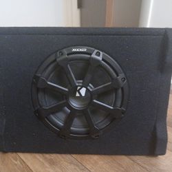 Kicker 10" Subwoofer With Built In Amp