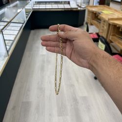 Figaro Chain 7mm 22 inches 13.25 g figaro 10k