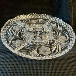 Heavy Glass Serving Plate, Kid’s Shoe Storage & Saucer Sled