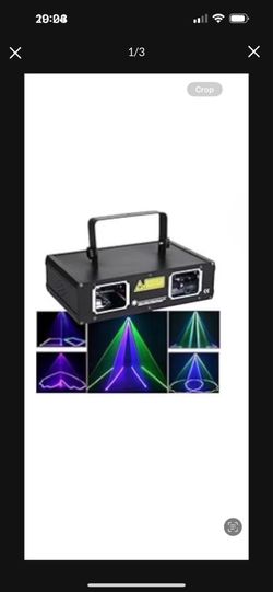 Brand new in box  oultia DJ Lights, 2 Beam Effect Party Lights RGB Sound Activated LED