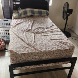 Twin Size Bed With Bed Frame