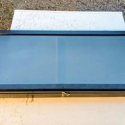 28"x10" Black Display Case w/ Black Velvet Great For Flea Markets Jewelry Black Showcase
