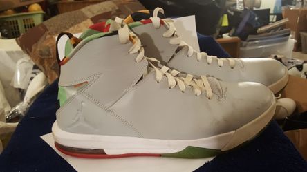 JORDAN'S FLIGHT SIZE 11 GREY LEATHER