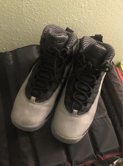 Jordan 10 black and gray kids size 6.5