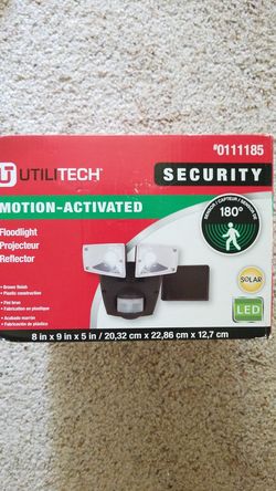 Utilitech motion activated security light discount