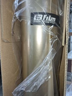 Champagne gold toast vinyl wrap roll 5x60