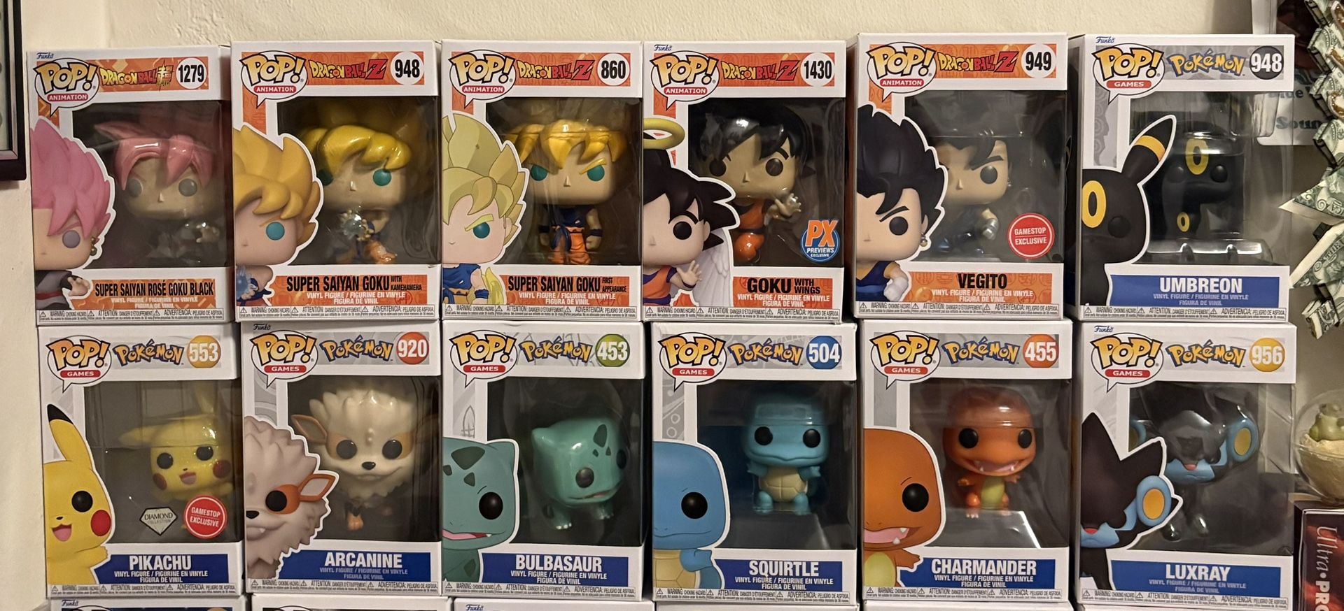 Funko Pop: DBZ & Pokémon